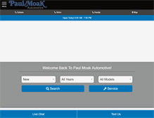 Tablet Screenshot of paulmoak.com